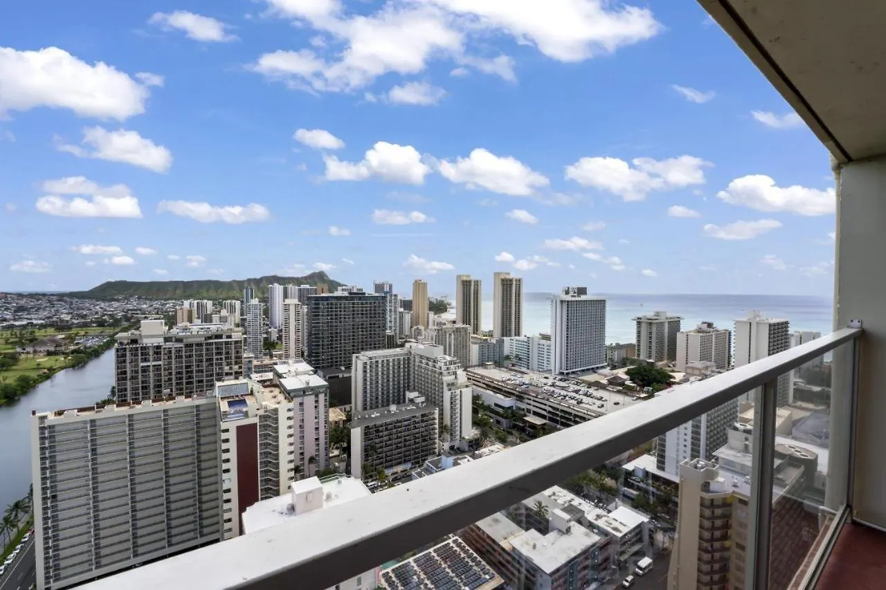 Ocean View Studio 39Th Floor At Island Colony 3917 Honolulu Appartamento